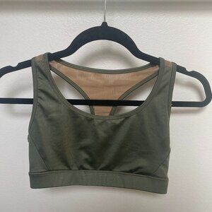 Army Green Forever 21 Sports Bra